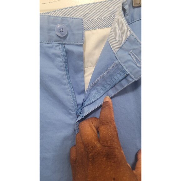 L.L Bean women's favorite fit blue fabric dreasing plus size pant size 18 - Picture 5 of 7